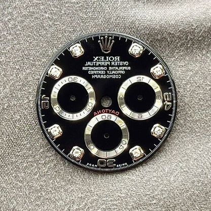 Rolex Daytona Black Diamond Dial White Gold