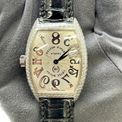 Franck Muller Cintree Curvex Crazy Hours 10Th Anniversary 7880 Ch Rel D 10D White Gold