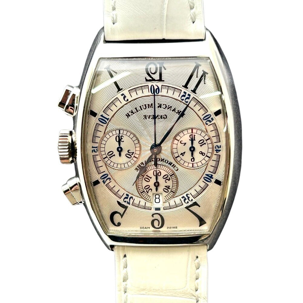 Franck Muller Cintree Curvex Chronograph 6850 Cc At Platinum
