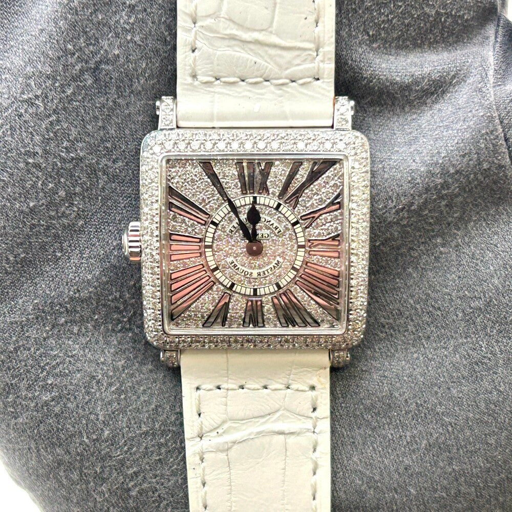 Franck Muller Master Square Relief 6002 S Qz R D Cd White Gold