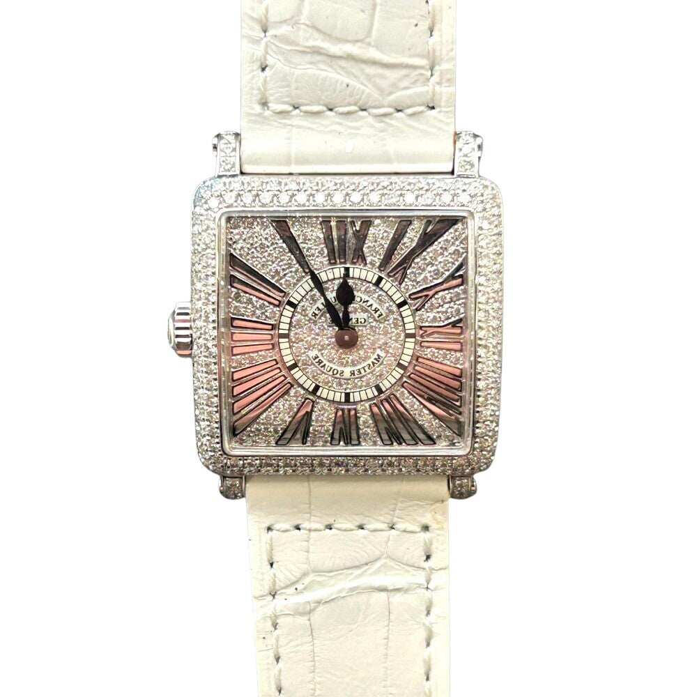 Franck Muller Master Square Relief 6002 S Qz R D Cd White Gold