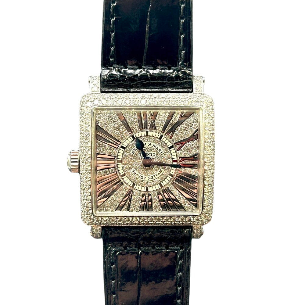Franck Muller Master Square 6002 S Qz D Cd White Gold