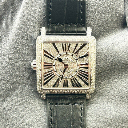 Franck Muller Master Square 6002 S Qz D Cd White Gold