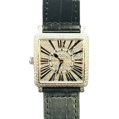 Franck Muller Master Square 6002 S Qz D Cd White Gold