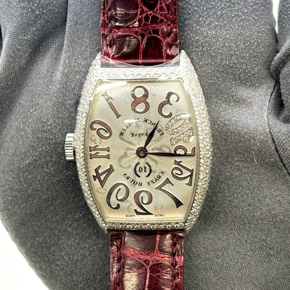 Franck Muller Cintree Curvex Crazy Hours 5850 Ch Rel D 10D White Gold