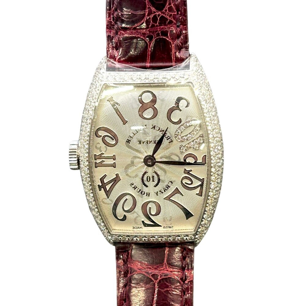 Franck Muller Cintree Curvex Crazy Hours 5850 Ch Rel D 10D White Gold