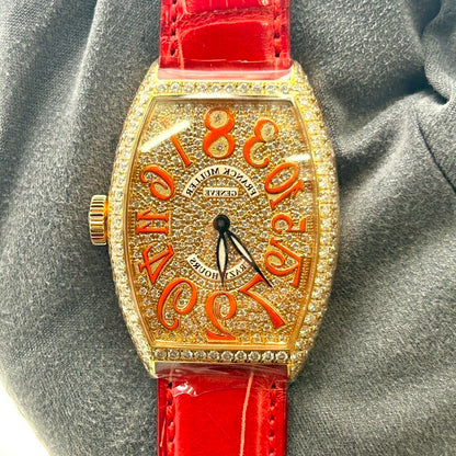 Franck Muller Cintree Curvex Crazy Hours 5850 Ch D Cd Rose Gold