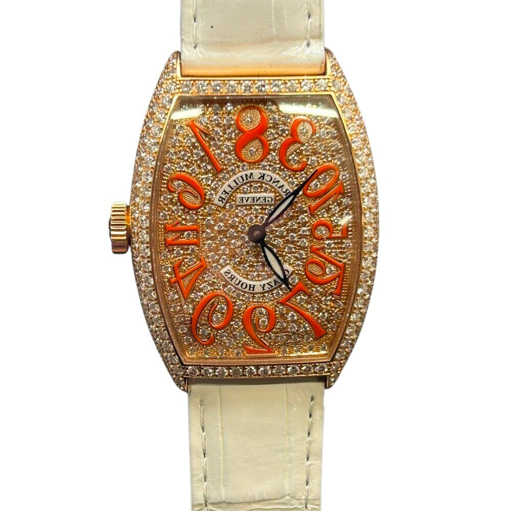 Franck Muller Cintree Curvex Crazy Hours 5850 Ch D Cd Rose Gold