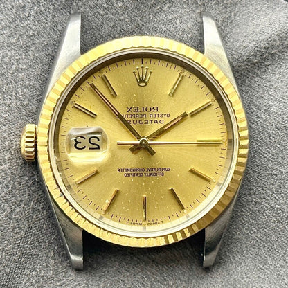Rolex Datejust 36Mm 16233 Steel And Yellow Gold