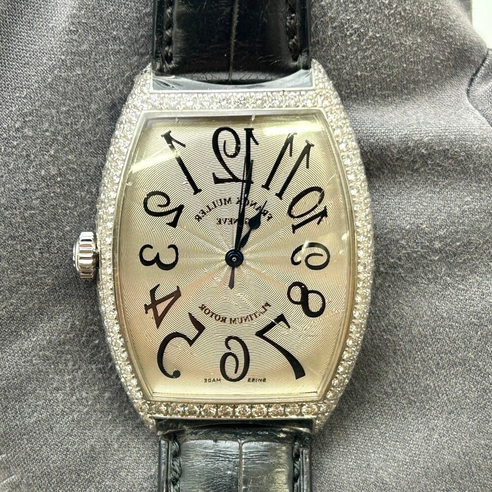 Franck Muller Cintree Curvex Platinum Rotor 6850 Sc D White Gold