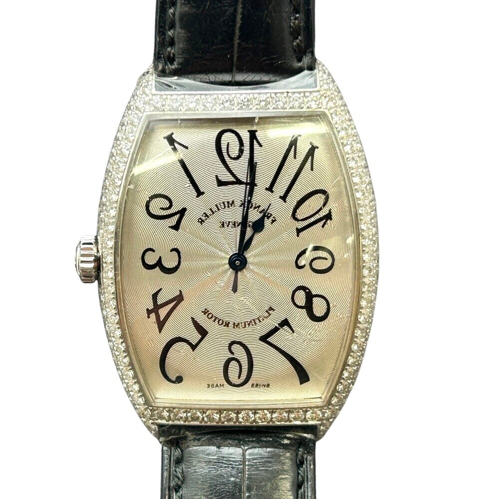 Franck Muller Cintree Curvex Platinum Rotor 6850 Sc D White Gold