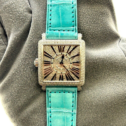 Franck Muller Master Square 6002 S Qz D Cd White Gold