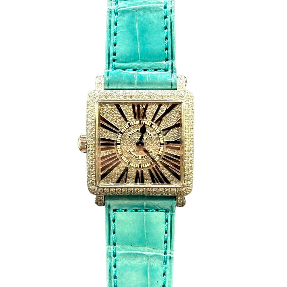 Franck Muller Master Square 6002 S Qz D Cd White Gold