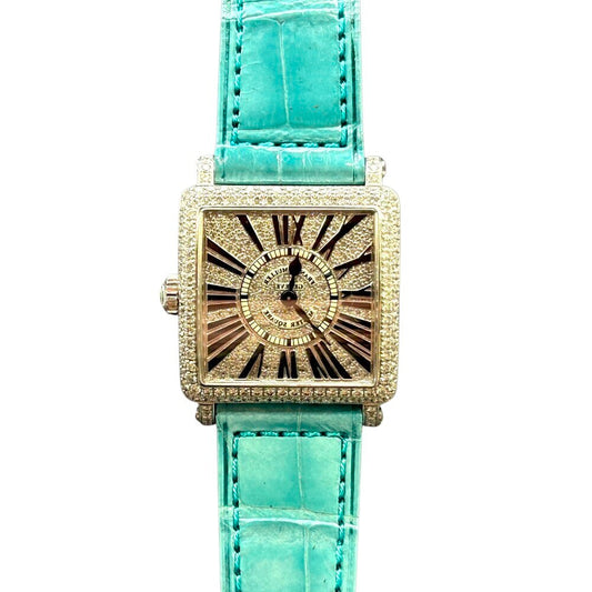 Franck Muller Master Square 6002 S Qz D Cd White Gold