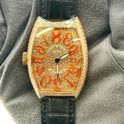 Franck Muller Cintree Curvex Crazy Hours 5850 Ch D Cd Rose Gold