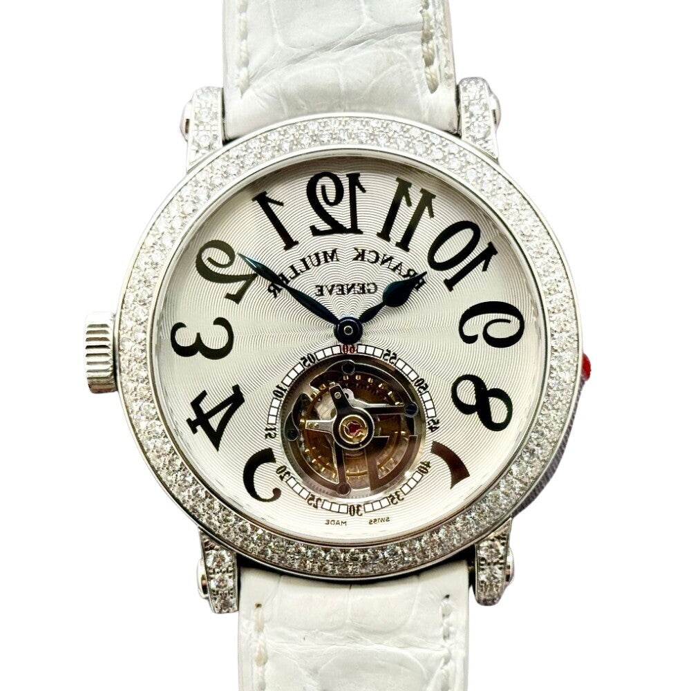 Franck Muller Round Tourbillon 7008 T D Og Whi White Gold