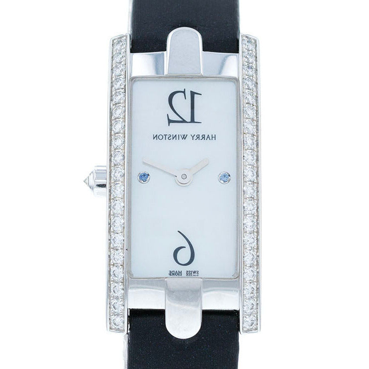 Harry Winston Avenue C Mini Avcqhm16Ww039 White Gold