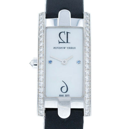 Harry Winston Avenue C Mini Avcqhm16Ww039 White Gold