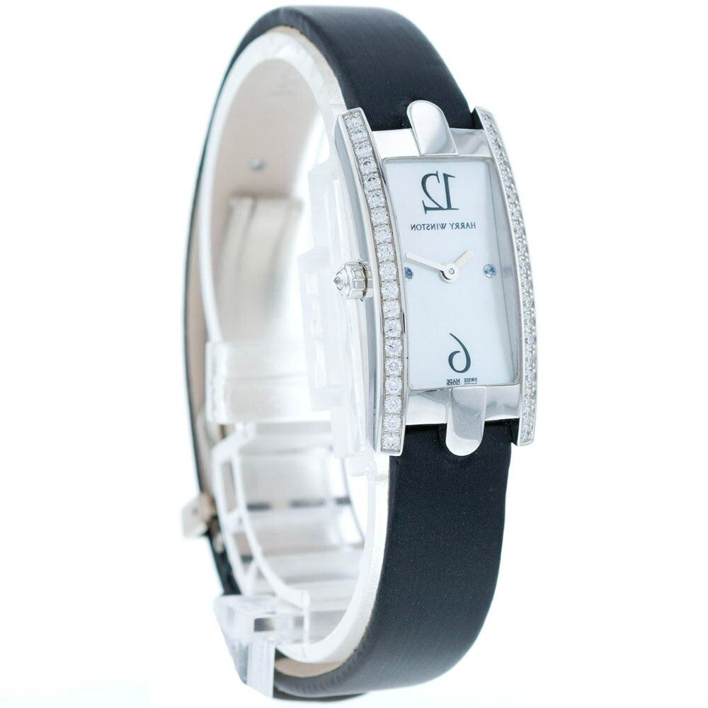 Harry Winston Avenue C Mini Avcqhm16Ww039 White Gold
