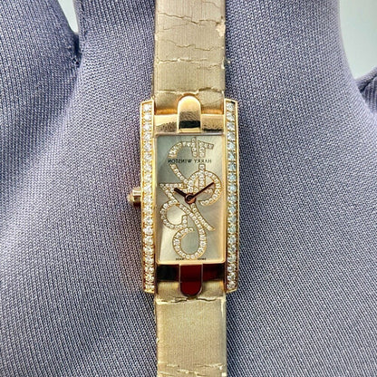 Harry Winston Avenue C Mini Avcqhm16Rr034 Rose Gold