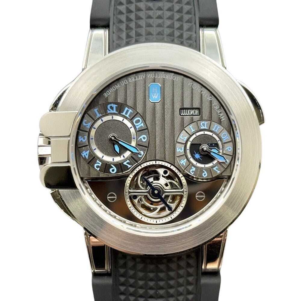 Harry Winston Ocean Tourbillon 400/Mattz45Wl.a White Gold