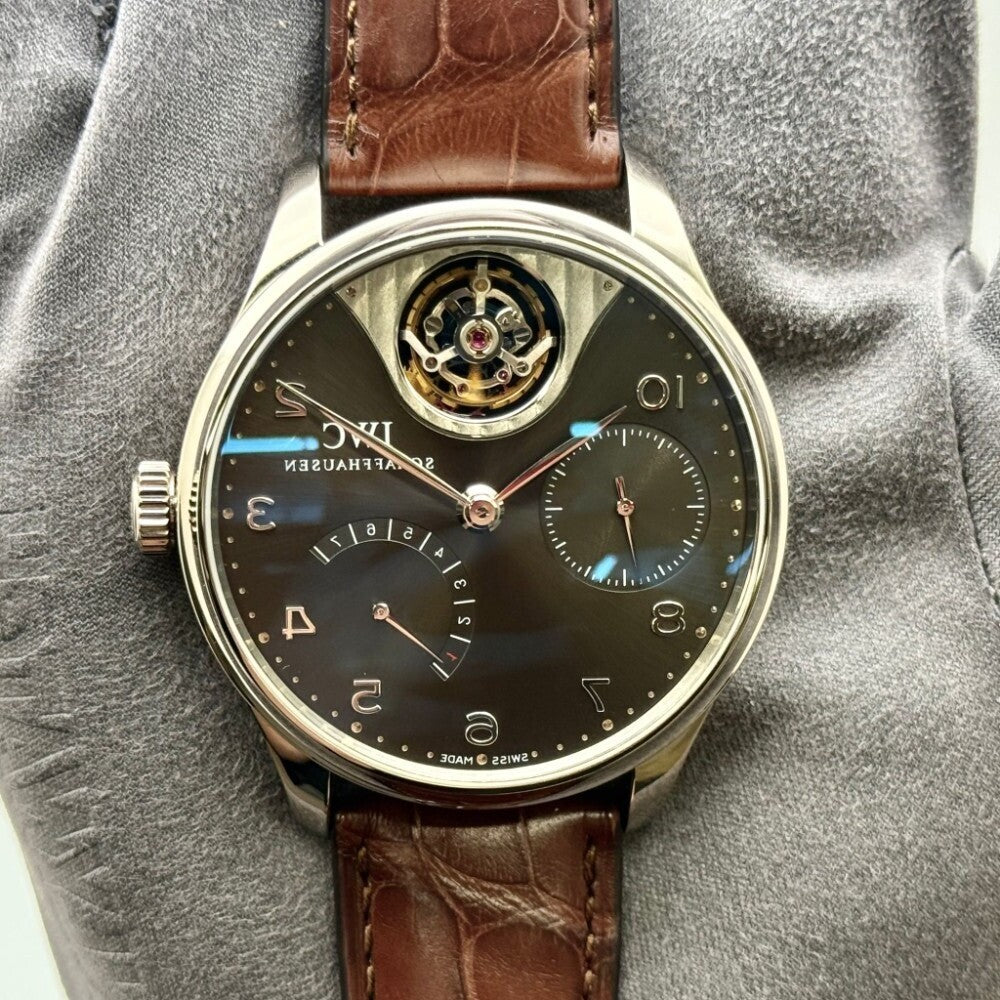 Iwc Portuguese Tourbillon Mystere Iw504207 White Gold