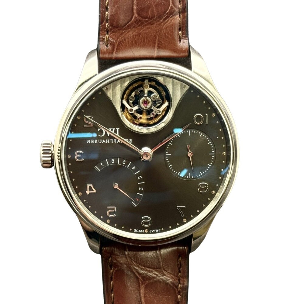 Iwc Portuguese Tourbillon Mystere Iw504207 White Gold