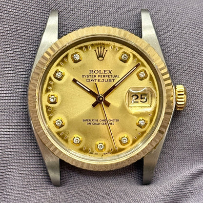 Rolex Datejust 36Mm 16013 Steel And Yellow Gold