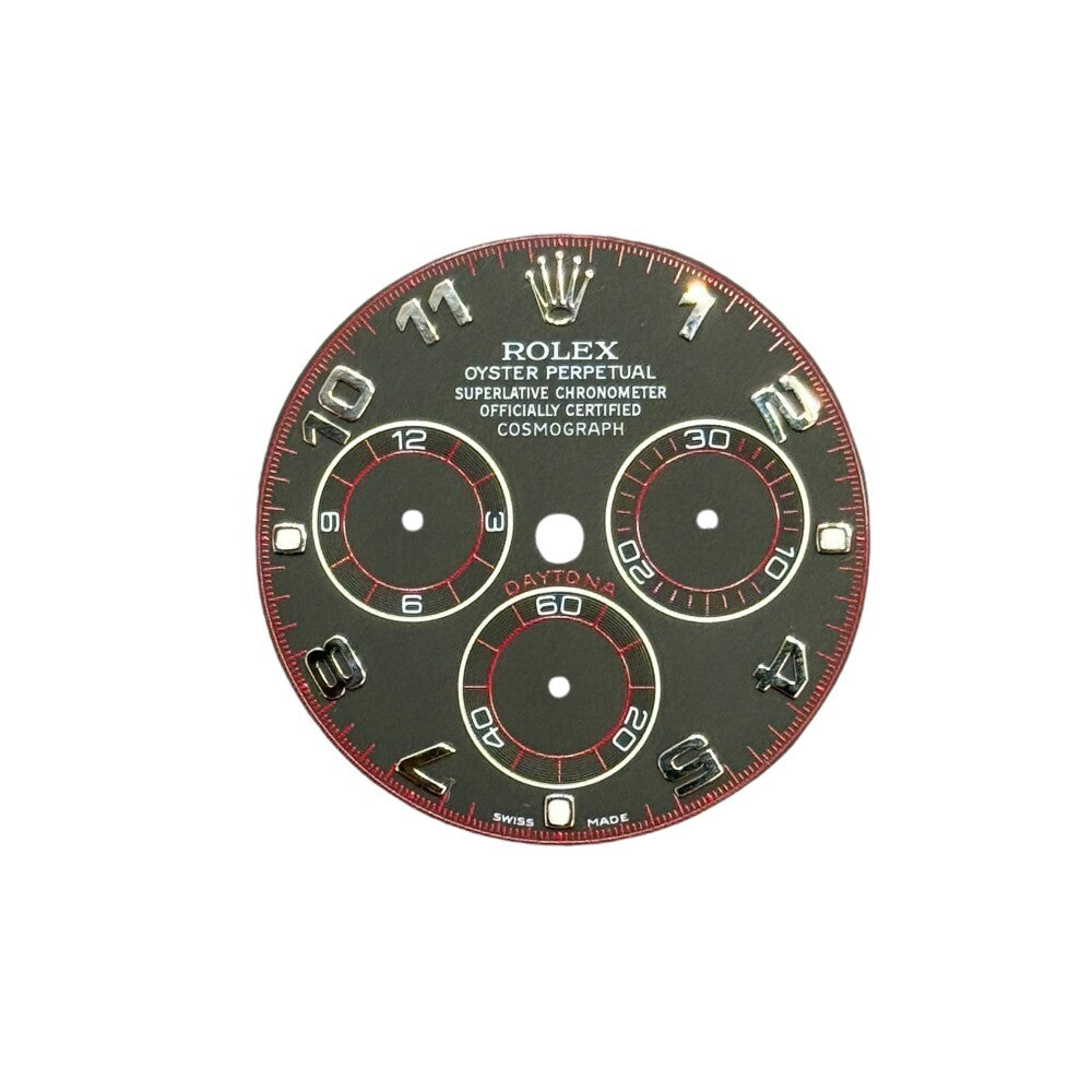Daytona Black Arabic Dial White Gold
