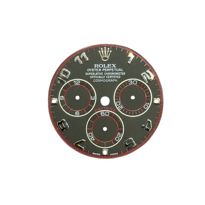 Daytona Black Arabic Dial White Gold