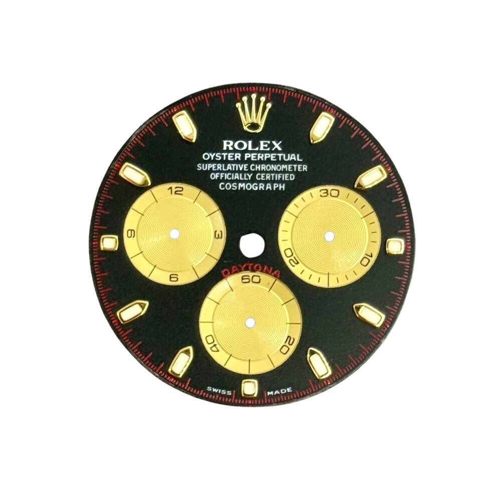 Daytona Black Index Dial Yellow Gold