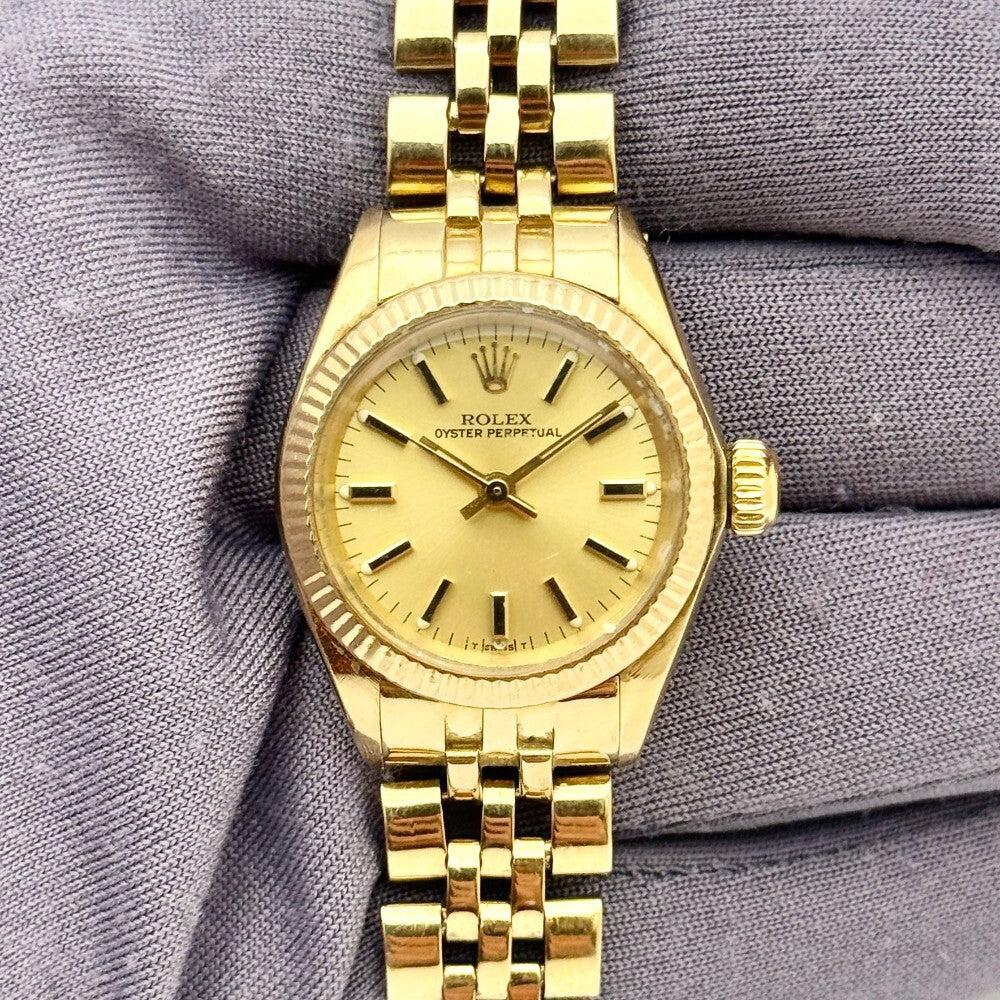 Rolex Oyster Perpetual 26Mm 6719 Yellow Gold