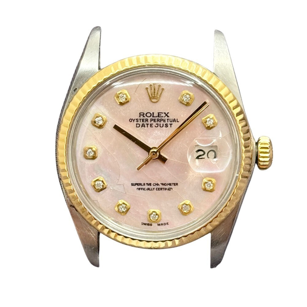 Rolex Datejust 36Mm 16013 Steel And Yellow Gold