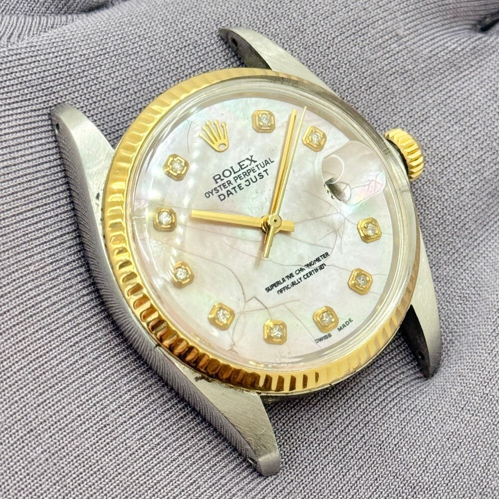 Rolex Datejust 36Mm 16013 Steel And Yellow Gold