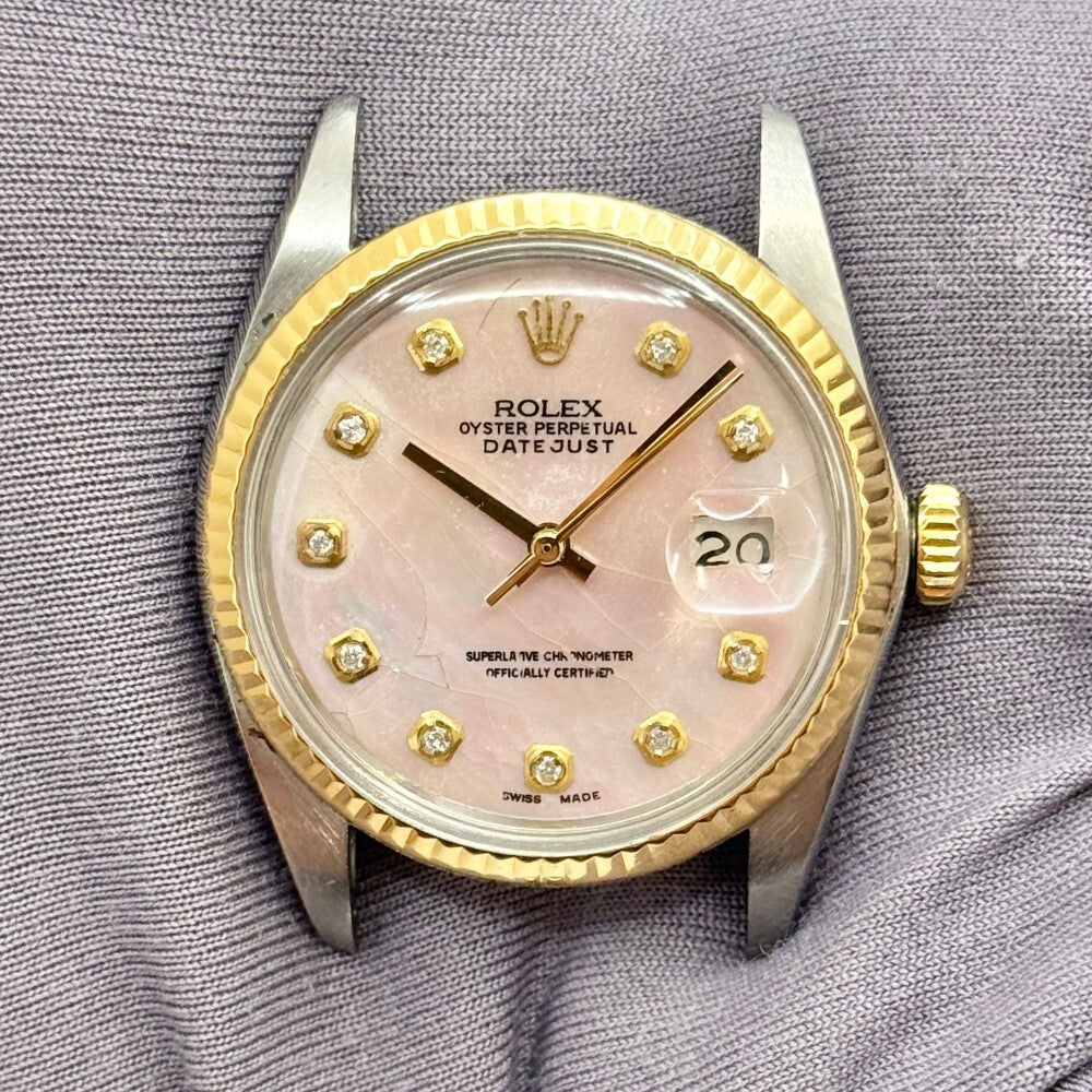 Rolex Datejust 36Mm 16013 Steel And Yellow Gold