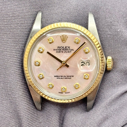 Rolex Datejust 36Mm 16013 Steel And Yellow Gold