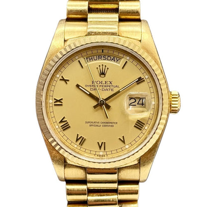 Rolex Day-Date 36Mm 18038 Yellow Gold