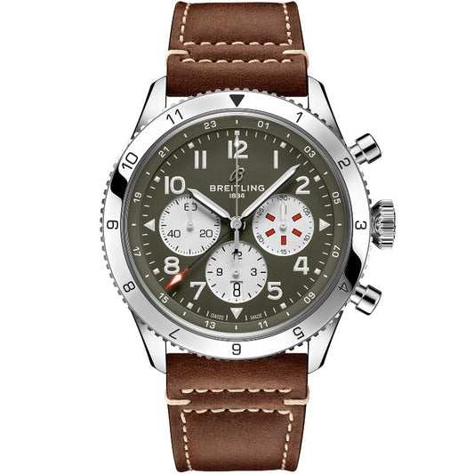 Breitling Super Avi B04 Chronograph Gmt 46 Curtiss Warhawk Ab04452A1L1X1