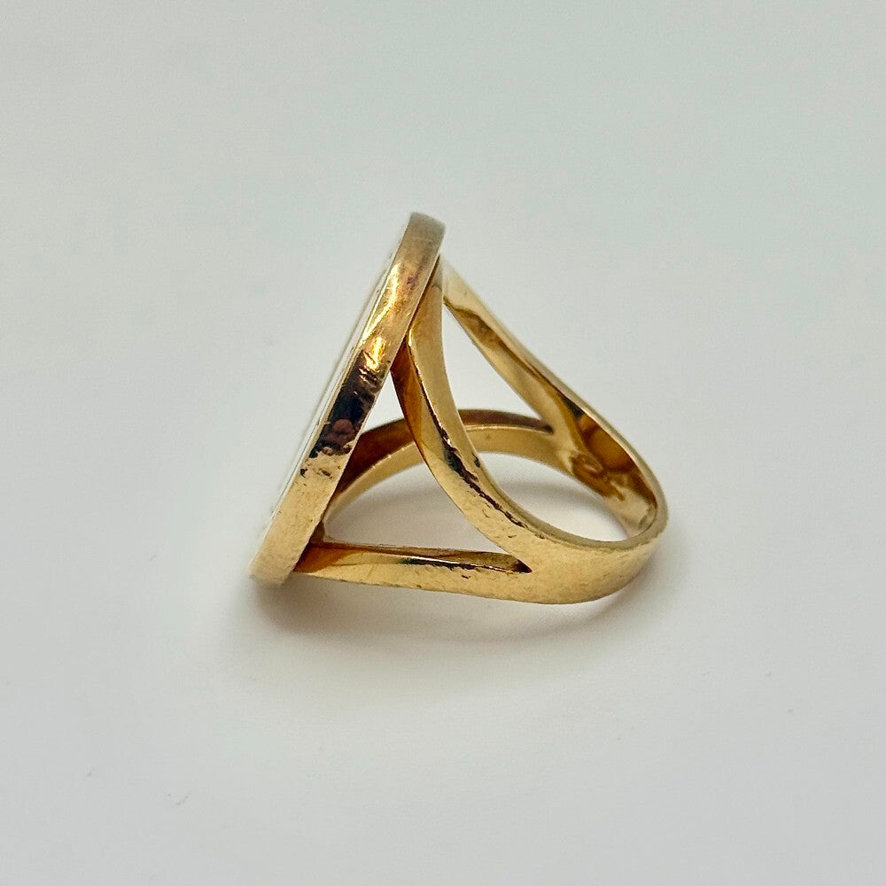Bvlgari Bvlgari Onyx Ring White Gold