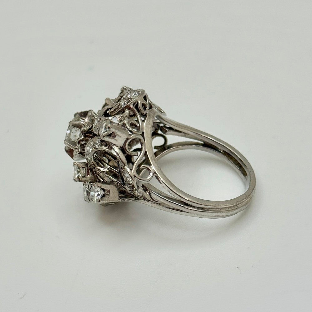 Miscellaneous Diamond Cocktail Ring White Gold