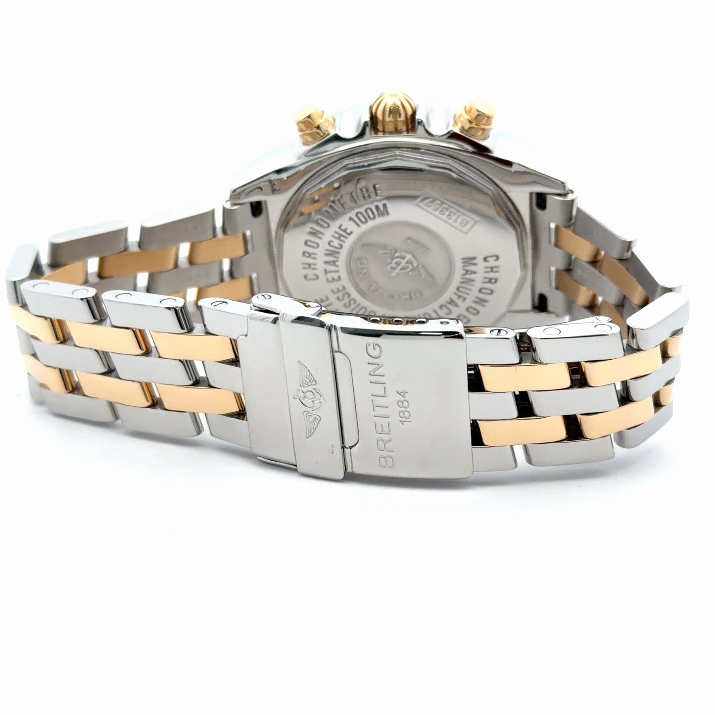 Mens Breitling Cockpit Chrono 39mm 18K Yellow Gold/Steel Automatic Watch