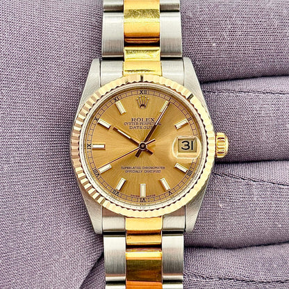 Rolex Datejust 31Mm 78273 Steel And Yellow Gold