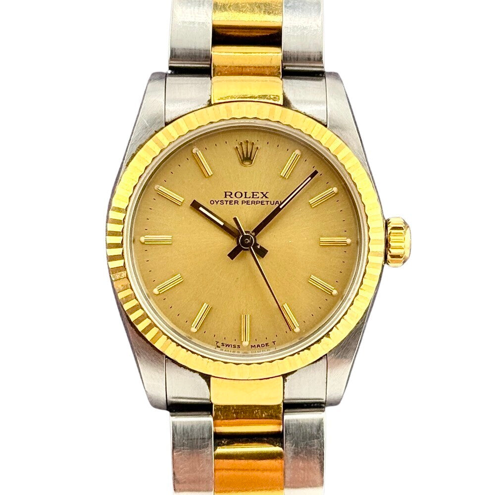 Rolex Oyster Perpetual 31Mm 67513 Steel And Yellow Gold