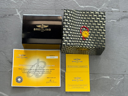 Mens Breitling SuperOcean Heritage Chrono Steel Display Model Watch With Full Warranty