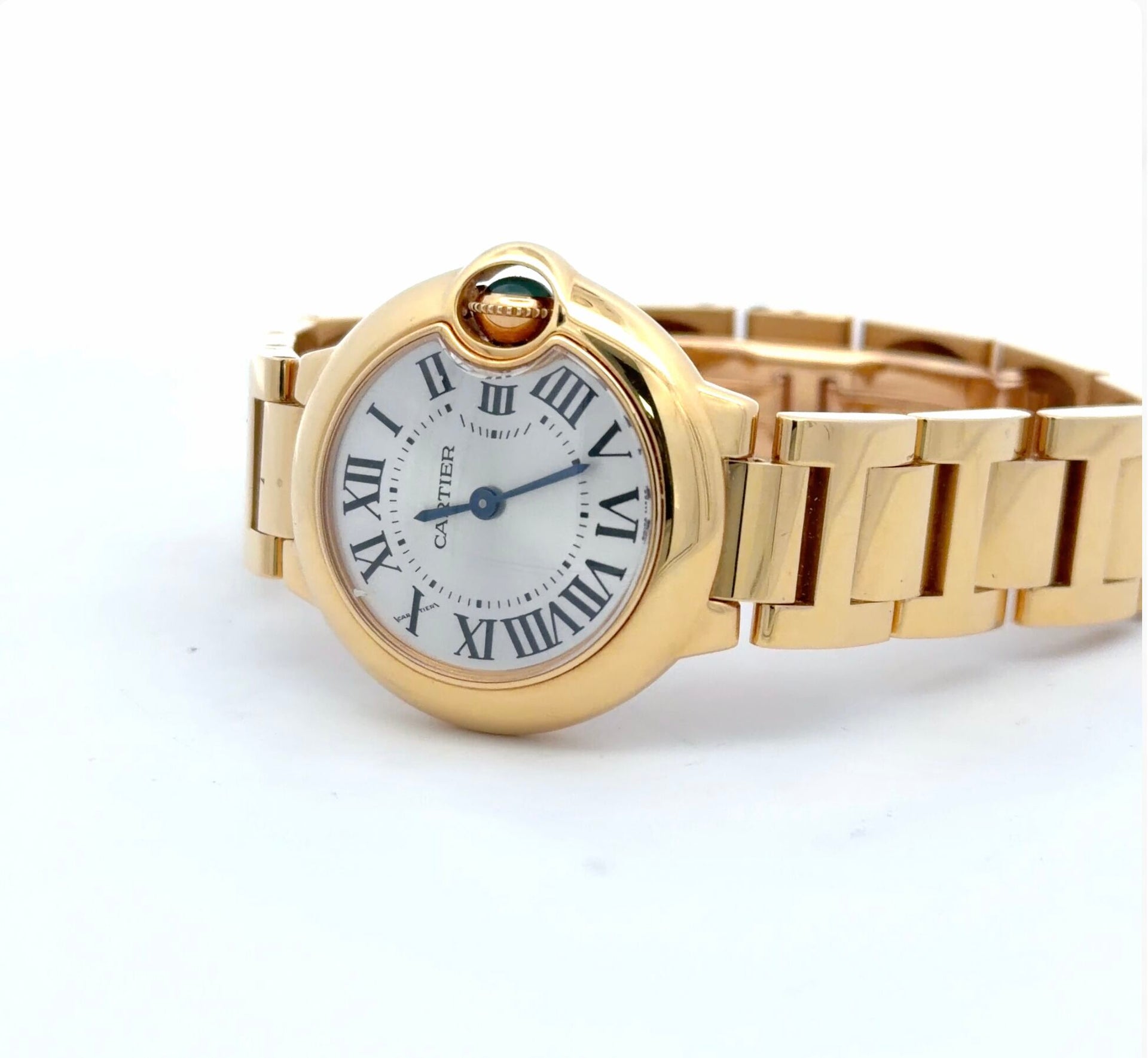 Womens Cartier Ballon Bleu 18K Yellow Gold Watch