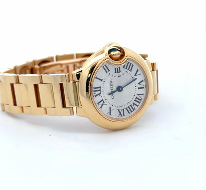 Womens Cartier Ballon Bleu 18K Yellow Gold Watch