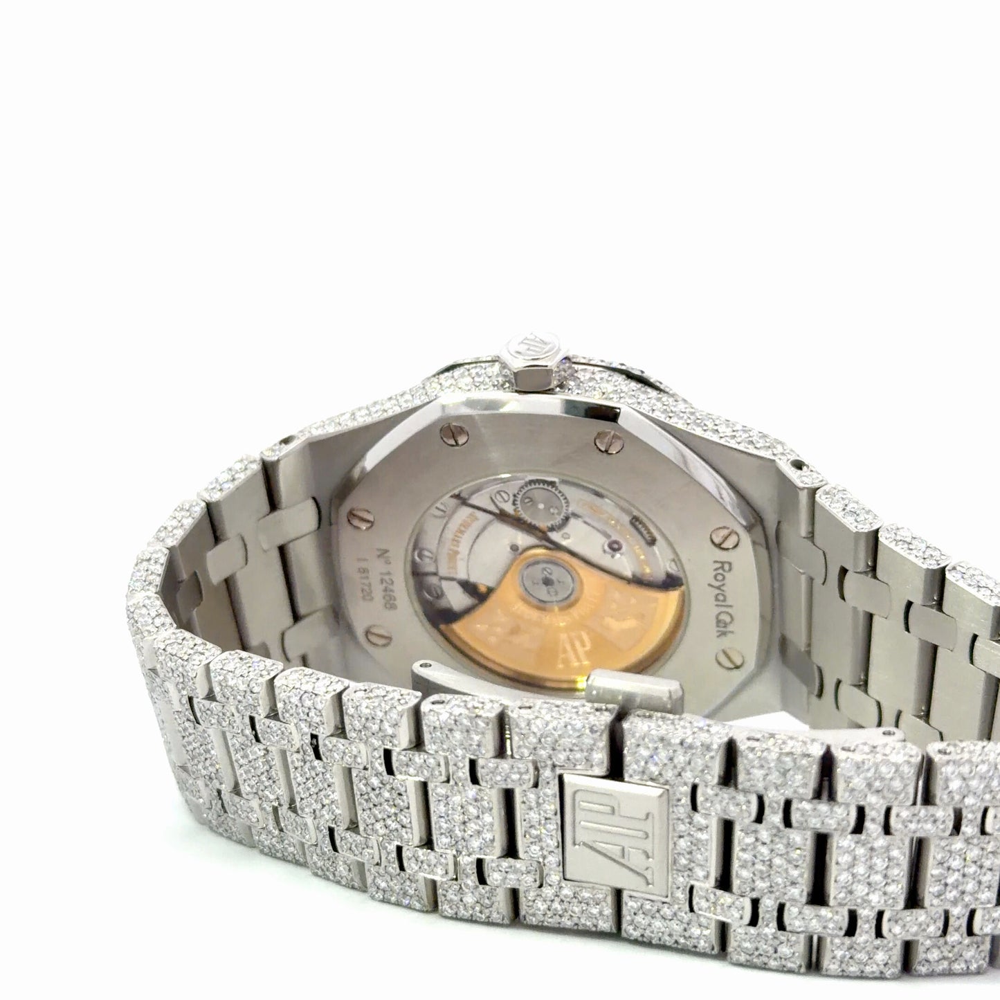 Mens Audemars Piguet Royal Oak Steel Diamond Watch