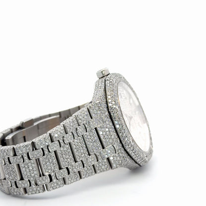 Mens Audemars Piguet Royal Oak Steel Diamond Watch