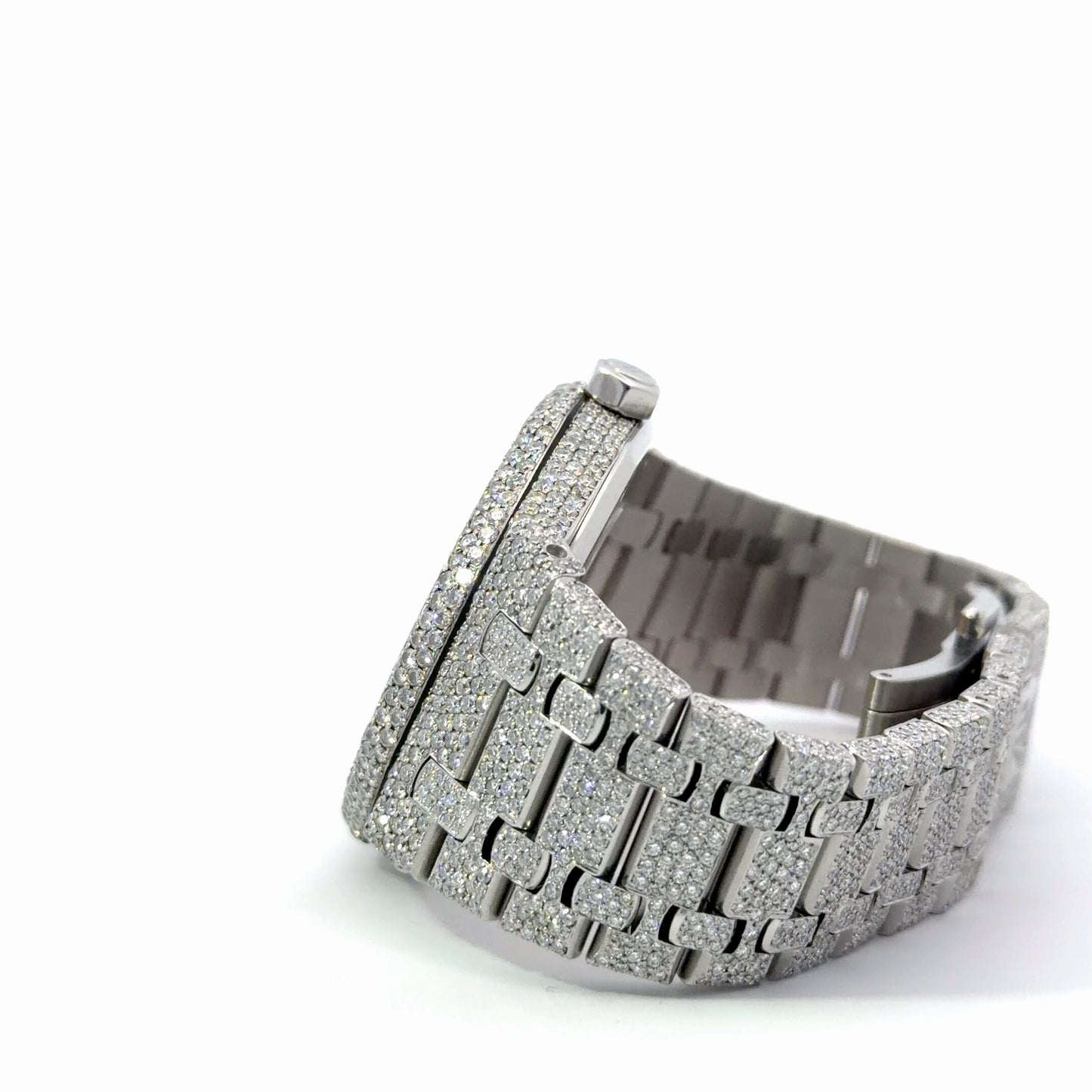 Mens Audemars Piguet Royal Oak Steel Diamond Watch