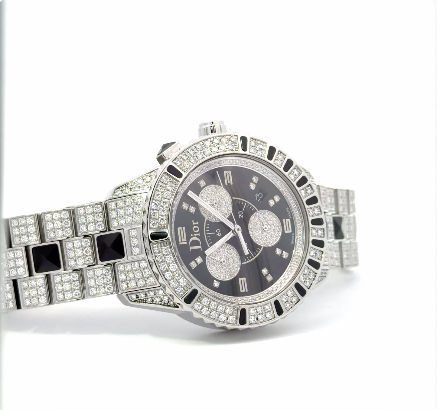 Womens Dior Christal Sharon Stone Limited Edition Diamond Watch